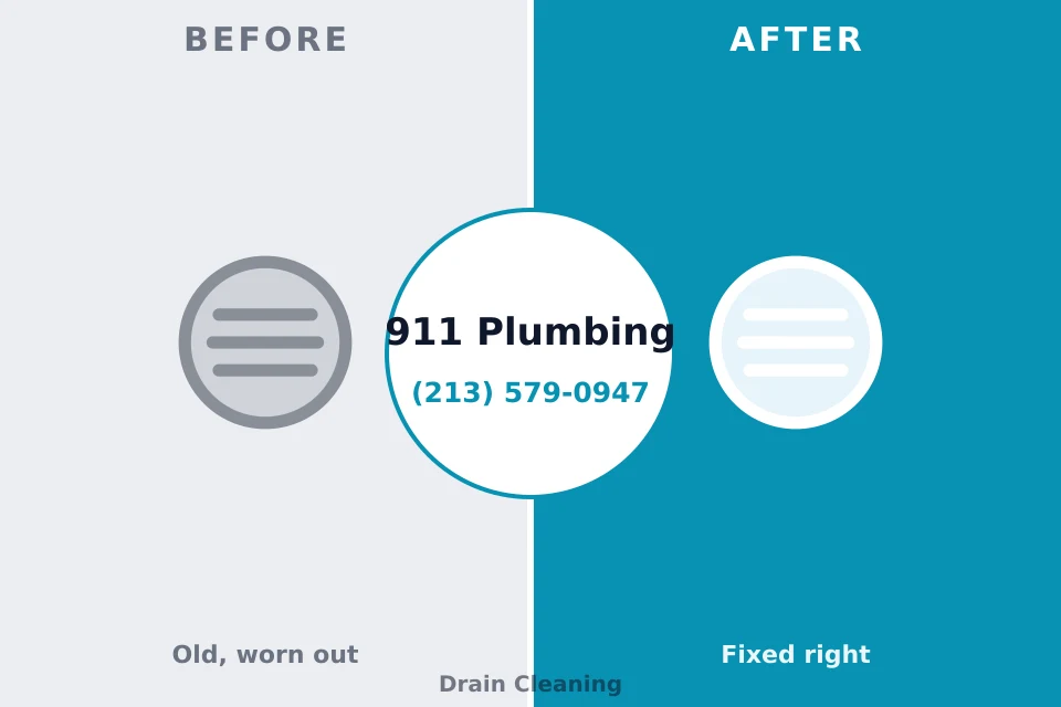 Before and after: plumbing repair Cordele, GA